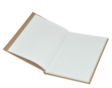 5-Piece Light Hard Cover Notebook, Single Ruled (100 Sheet) A5 Size - LINBA51502
