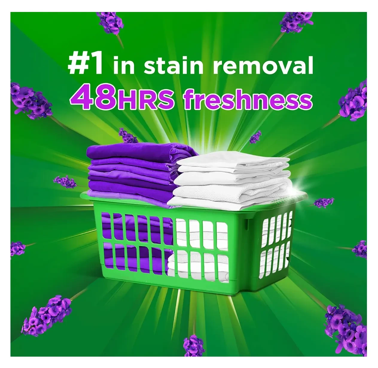 Ariel Automatic Lavender Laundry Detergent Powder, 2.5 kg