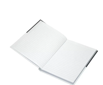 Light Hard Cover Notebook, Pack of 5 Pieces, Single Line, 10x8 Inch,100 Sheets - LINB1081803