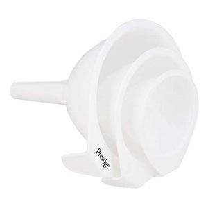 Prestige Funnel Set of 3 Piece - Plastic - White