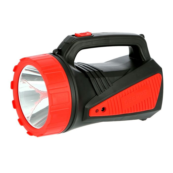 Geepas GSL5564 Rechargeable LED Emergency Searchlight - Handheld Portable Spotlight - Camping Torch - 16 Hours Working (Low Light) With Portable Handle - Outdoor LED Flashlight For Emergency Power Cut