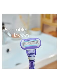 Gillette, Swirl Flexiball Women's Razor, 1 Count