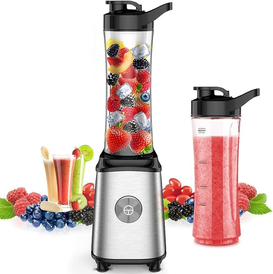 Personal Compact Sports Blender And Smoothie Maker 500.0 ml 300.0 W SBX300-B5 Black/Silver/Clear