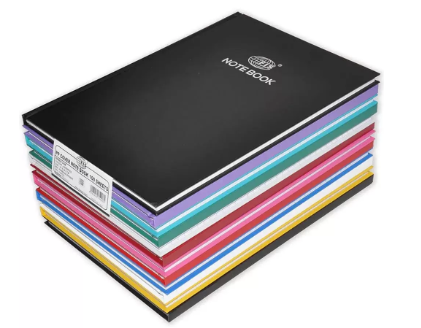12-Piece FIS A4 PP Cover Notebook 100-Sheets Single Line, Multicolor - FSNBA4SLPPASST