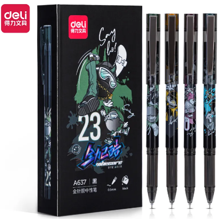 4pcs/8pcs High-quality Pen 0.38mm Black Ink Gel Pen Signature Pen School Supplies Office Supplies Stationery For Writing
