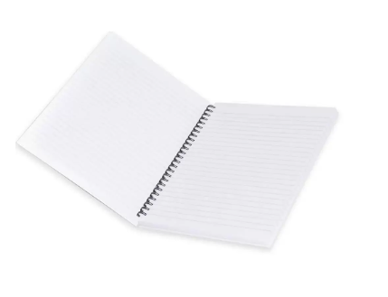 5-Piece FIS Spiral Hard Cover Notebook Single Line 9X7 Inch, 100-Sheets - FSNBS971907