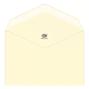 FIS Executive Envelope, Glued, Camelle Off White Colors, Pack of 50 Pcs. 145 x 200 mm, 100 GSM - FSEE1025GBOW50