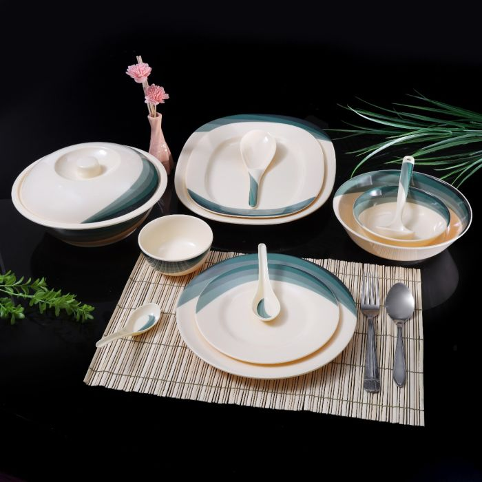 Ribble Designed Melamine Dinner Set, 64 Pcs