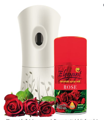 Rose 300ml Automatic Refill Spray