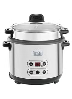 Automatic Rice Cooker 700W 1.8 L 700.0 W RPC1800 Silver/Black