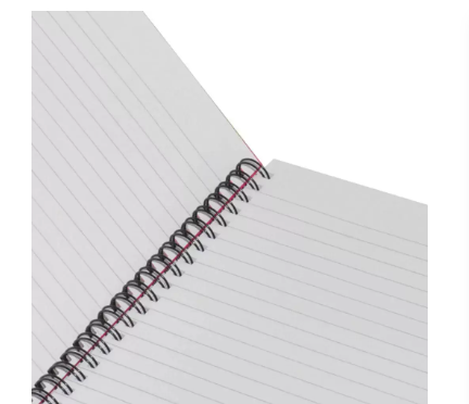 LIGHT Pack of 5 Design Spiral Hard Cover Note Book Single Line,9X7 Inches (22.86 X 20.32 CM),100 Sheets -LINBS971001404