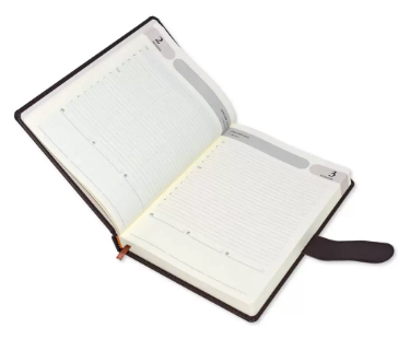 FIS Agenda Diary 2023 (English) Dark Brown - FSDI75E23DBR