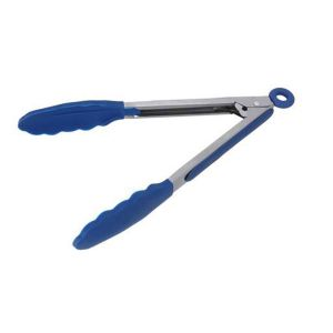 Royalford Food Tong - Silicon, Melamine - Blue - 35 CM