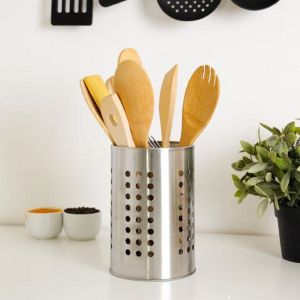 Royalford Cutlery Holder - Stainless Steel - Silver