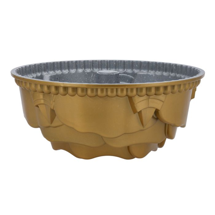 Rose Cake Mould, 24cm RF10197 | Aluminium | Non-Stick Coating | Oven Safe | 3mm Thickness | Reusable Mould For Baking And Much More