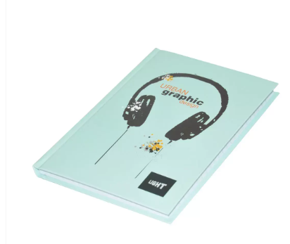 Light Hard Cover Notebook, Pack of 5 Pieces, Single Line, 9x7 Inch,100 Sheets - LINB971802