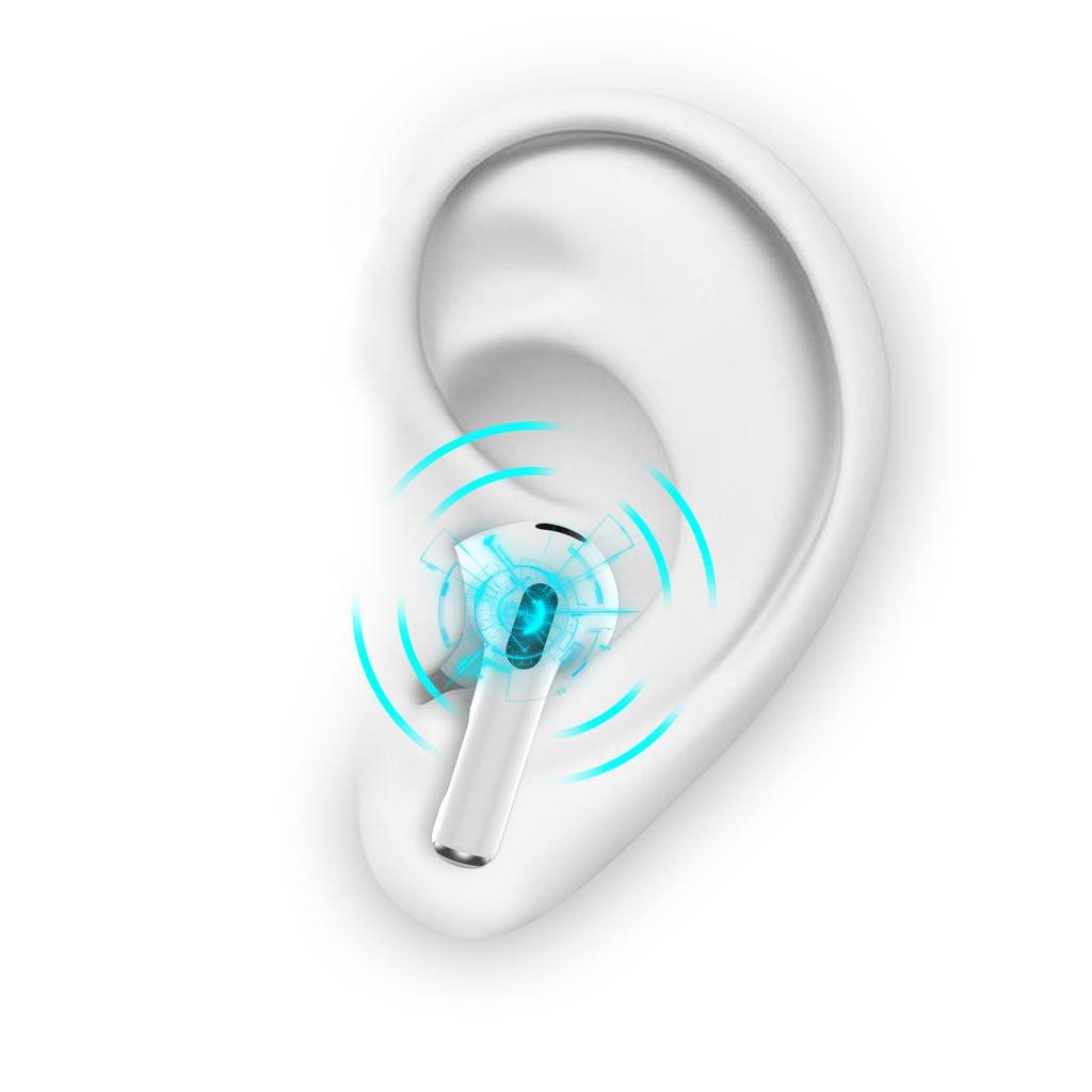 Green True Wireless Earbuds 3 - White