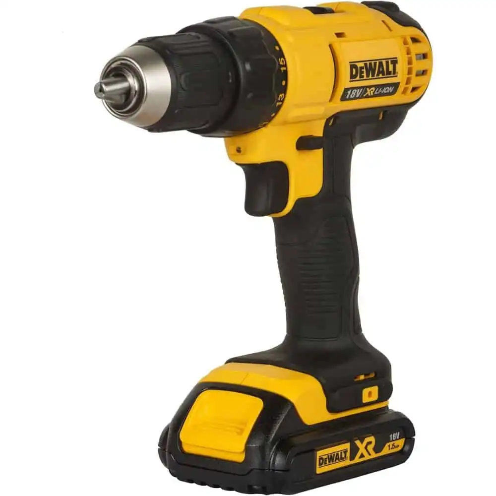 18V Cordless Compact Drill Driver, 13mm, 2 Speed, With 2 X 1.5 Ah Li-Ion Batteries, Charger And Case