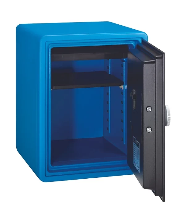 Eagle Safes Fire Resistant Safe (YESM-031DK) - BLUE-GREEN-BLACK-WHITE - Digital Lock + Key Lock
