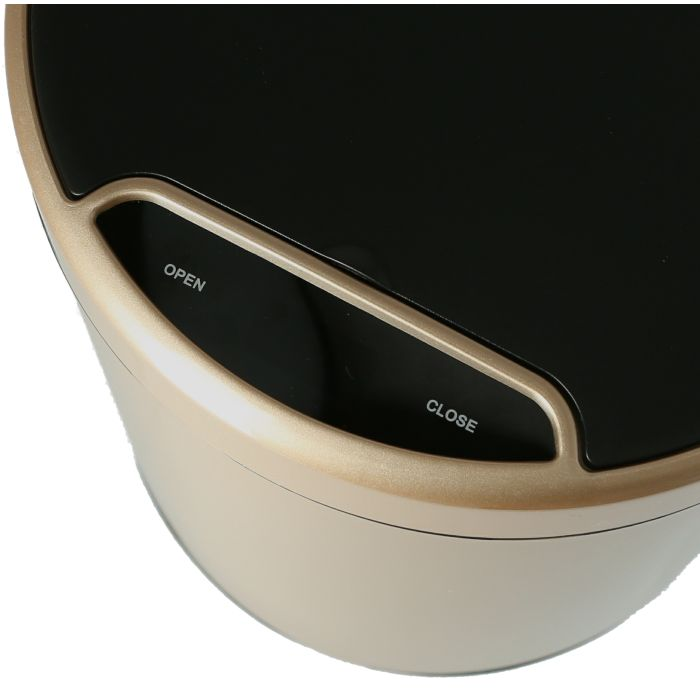 Royalford RF9674 9L Dustbin With Motion Sensor - 2200mAh Rechargeable Battery | Stainless Steel Body, Flat Lid & Strong Removable Inner Bucket | Fingerprint Proof & Rust Resistant | Odour Free & Hygie