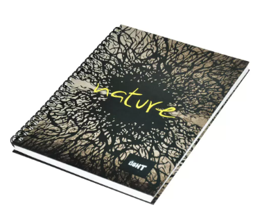 5-Piece Light Spiral Hard Cover Notebook, Single Ruled, (100 Sheets), A5 Size - LINBSA51602