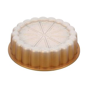 Royalford Elegant Bundt Cake Pan - Aluminum - Multicolor