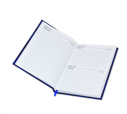 FIS Diary 2023 English (Friday & Saturday Combined) A5, Green - FSDI91E23GR