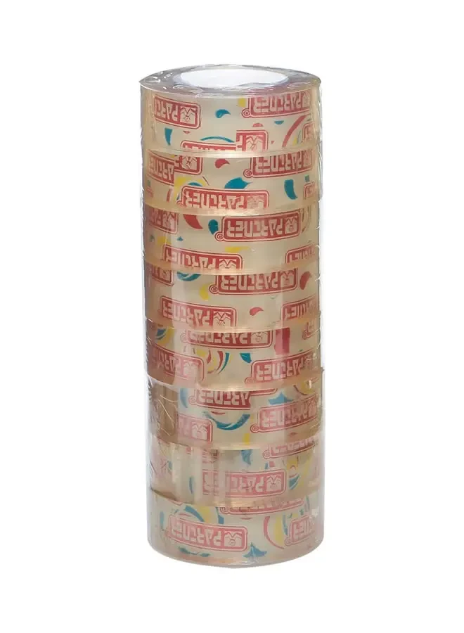 Partner 8-Piece Tape Set Clear