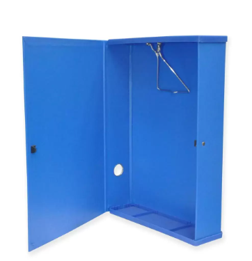 FIS Colored PP Rigid Box File with Blue Colored Plastic Sides, 210 x 330 mm - FSBFRPLBL