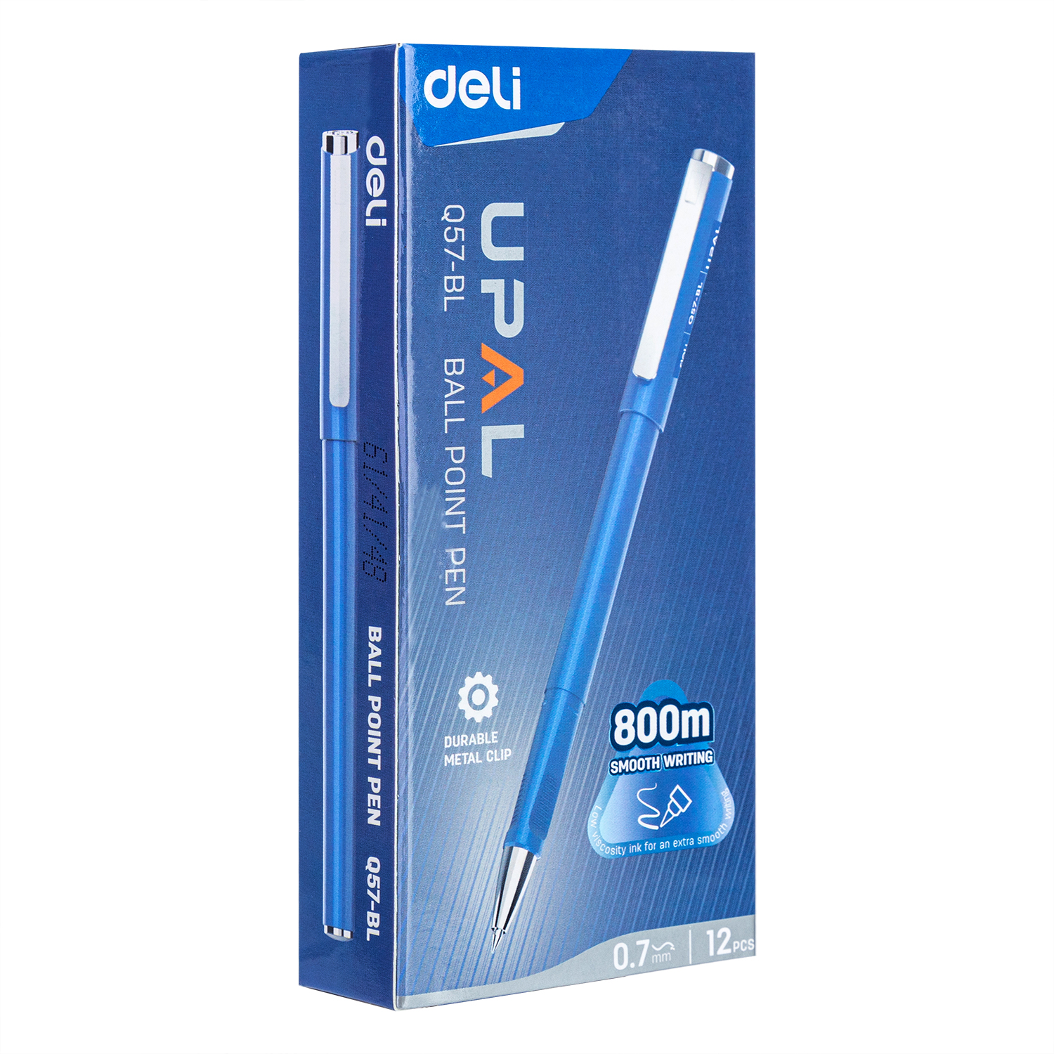 Deli-EQ57-BL Ball Point Pen