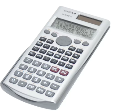 Olympia Scientific Calculator 12/10 Digits, LCD (2 lines), Silver Color - OLCA4686