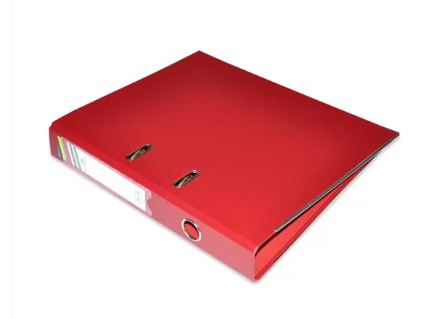 PP Lever Arch File, 4cm, F/S Size, Maroon, PP Origin Germany - FSBF4PMRFN10