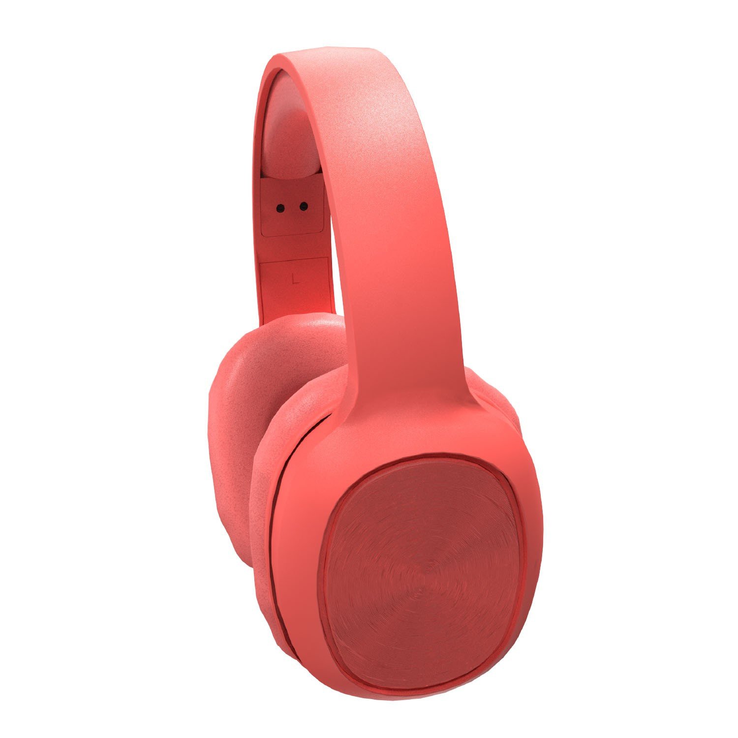 Porodo Soundtec Pure Bass FM Wireless Over-Ear Headphone - Red