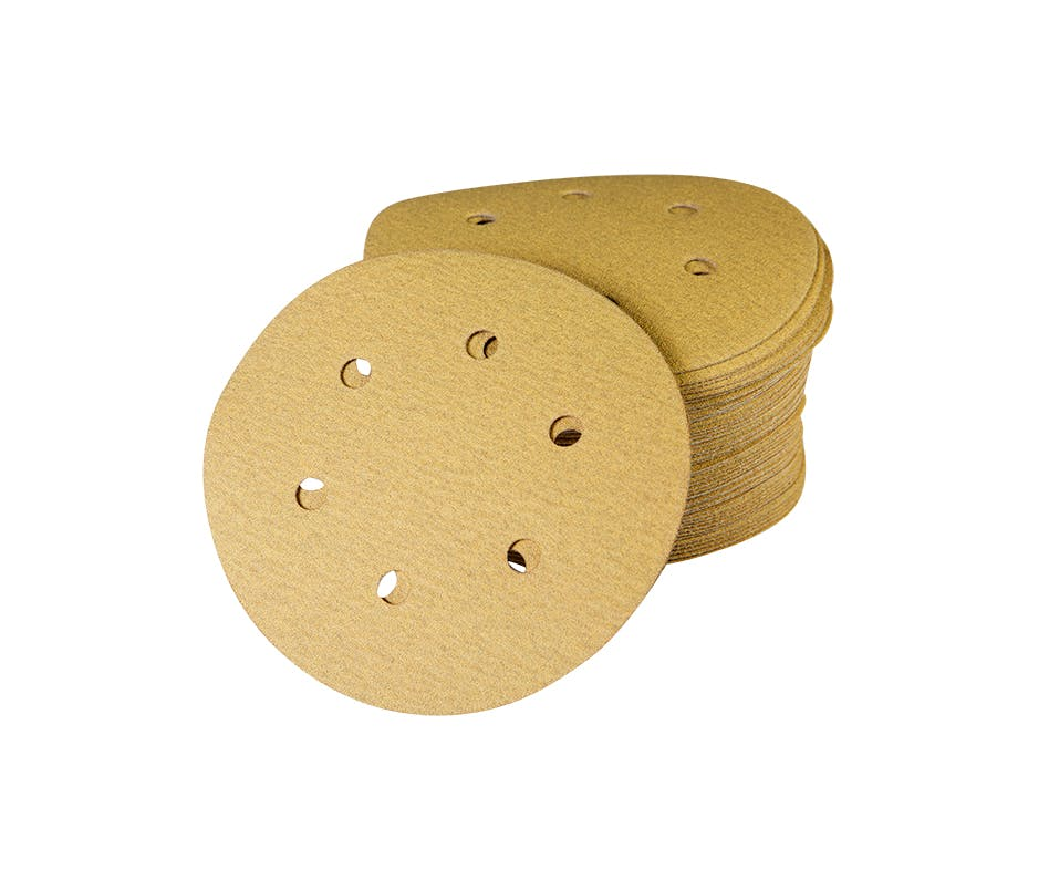 GAZELLE GVD5/320 VELCRO BACKED DISC 5IN – 125MM X 320GRIT (PACK OF 50)