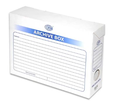 FIS Pack of 5 Archival Storage Box, Size : 35.4 x 25.4 cm