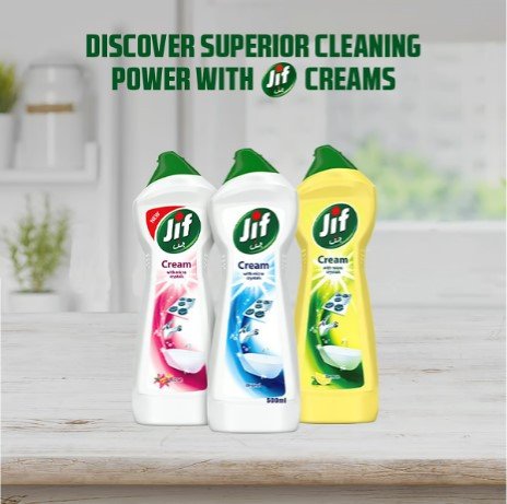 JIF Cream Cleaner With Micro Crystals Technology Original 500ml