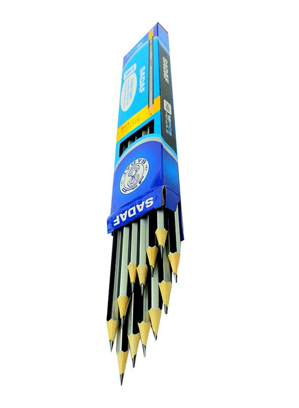SADAF 1622 PENCIL MORE GRIP LIGHT 12PIECE BLUE