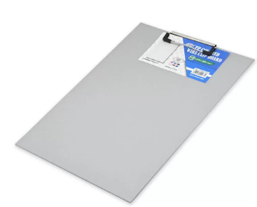 FIS Clip Boards PP Foolscap Size, Color: Grey -FSCBPPFSGY