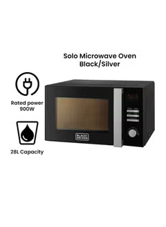 Microwave With Grill 28 L 900 W MZ2800PG-B5 Black/Silver