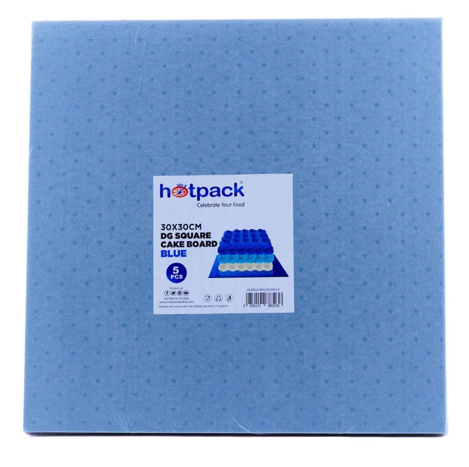 Square Cake Board 5 Pieces