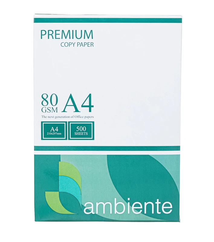 Ambiente Photocopy Paper A4 80 Gsm 500x5 reams Box