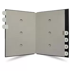 FIS Signature Book, Vinyl Material Cover, 7 Sheets (1-7), Black Color, 240 x 340 mm - FSCL1-7