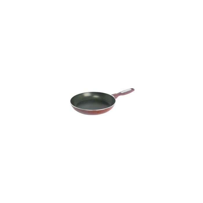 24cm Non-Stick Flat Fry Pan, Bakelite Handle, RF1261FP24 | 3mm Thickness | Triple Layer Non-Stick Coating, Suitable For All Hobs | Even Heat Distribution