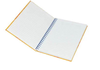 5-Piece Light Spiral Hard Cover Notebook, Single Ruled, (100 Sheets), A5 Size - LINBSA51606