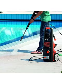 Pressure Washer. High Performance, With TSS ,And Lock System, Ideal For Home Garden. And Car ,135 Bar 1800W, BXPW1800E-B5 Orange/Black