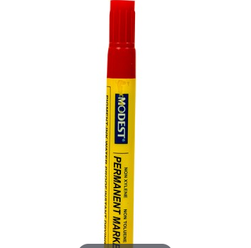 Permanent Marker Fine Red