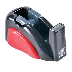 FIS 2 Colors Tape Dispenser Black/Red Color, Holds up to 19 mm width, 25 mm core tape - FSDRAU08BK
