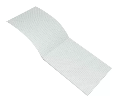 10-Piece FIS Executive Writing Pad A5, 5mm Square 50-Sheets - FSPDEXA55MM