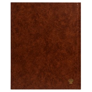 FIS 2024 Executive Diary Arabic/English/French Vinyl Padded Sewn Cover (1-Week at a Glance) Brown - FSDI35AE24BR