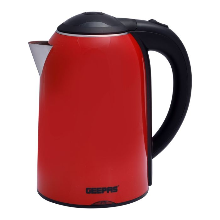 2 Layer Electric Kettle 1.7L 1800W - Stainless Steel, Cordless Water Tea Kettle With Double Wall, Auto Shut-Off & Boil-Dry Protection | Ideal For Coffee, Tea, Water & More | 2 Years Warranty